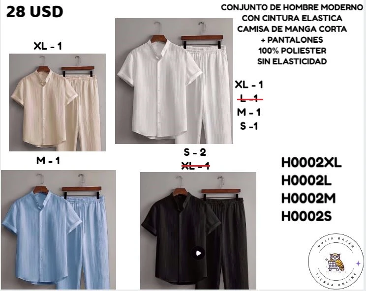 CONJUNTO DE PANTALON Y CAMISA's foto | Mujik Bazar |  BizneCubano