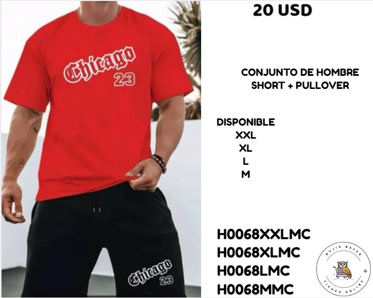 CONJUNTO DE SHORT Y PULLOVER's foto | Mujik Bazar |  BizneCubano