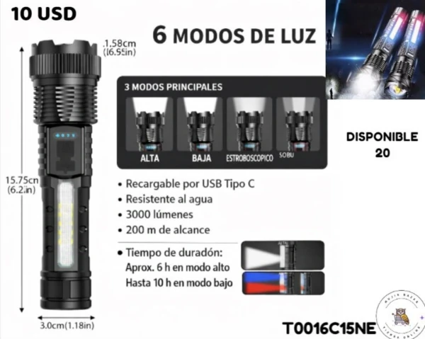 LINTERNA LED's foto | Mujik Bazar |  BizneCubano