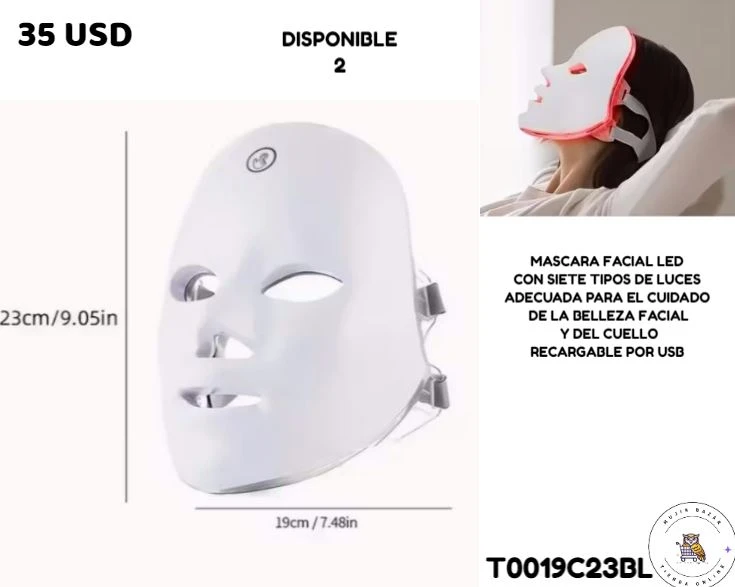 MASCARA FACIAL LED's foto | Mujik Bazar |  BizneCubano