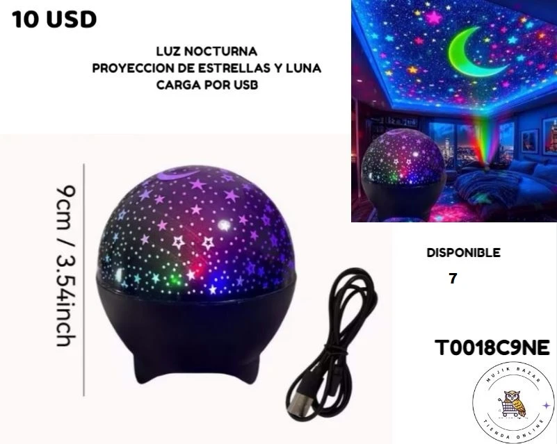 PROYECTOR DE ESTRELLAS Y LUNA's foto | Mujik Bazar |  BizneCubano