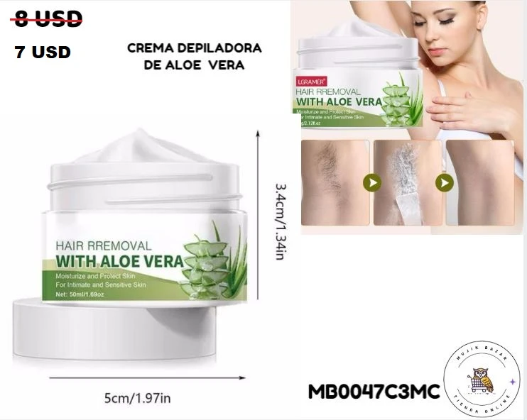 CREMA DEPILADORA DE ALOE DE VERA's foto | Mujik Bazar |  BizneCubano