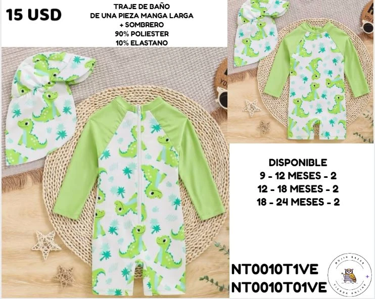 TRAJE DE BAÑO 1 PIEZA MANGAS LARGAS + GORRO's foto | Mujik Bazar |  BizneCubano