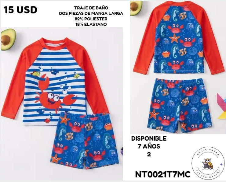 TRAJE DE BAÑO 2 PIEZAS MANGAS LARGAS's foto | Mujik Bazar |  BizneCubano
