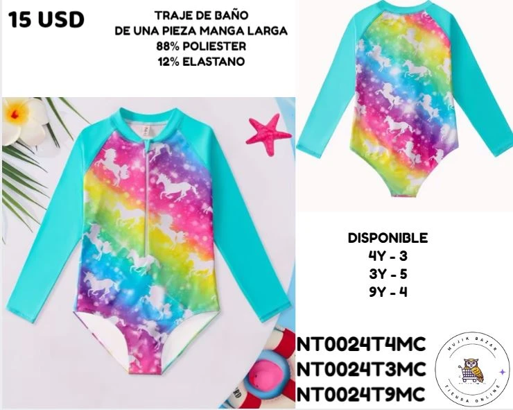 TRAJE DE BAÑO 1 PIEZA MANGAS LARGAS's foto | Mujik Bazar |  BizneCubano