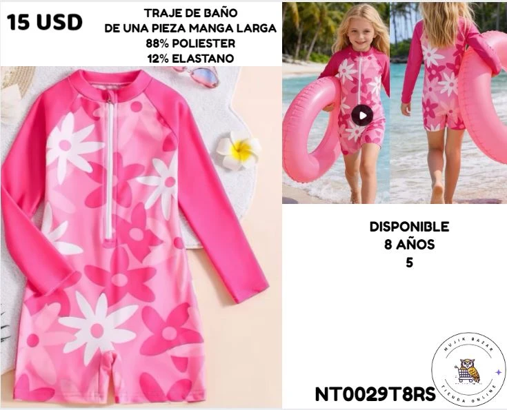 TRAJE DE BAÑO 1 PIEZA MANGAS LARGAS's foto | Mujik Bazar |  BizneCubano