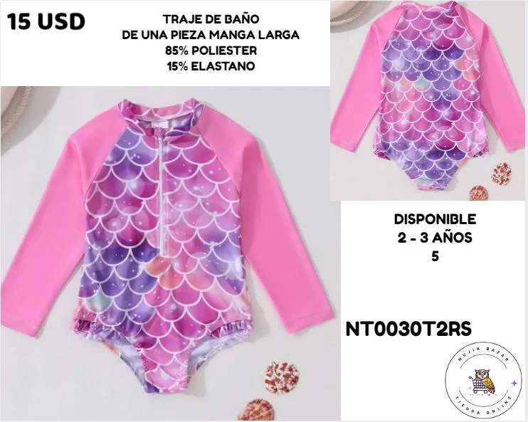 TRAJE DE BAÑO 1 PIEZA MANGAS LARGAS's foto | Mujik Bazar |  BizneCubano
