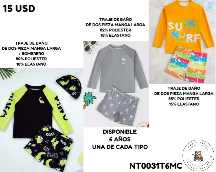 TRAJE DE BAÑO 2 PIEZAS MANGAS LARGAS's foto | Mujik Bazar |  BizneCubano