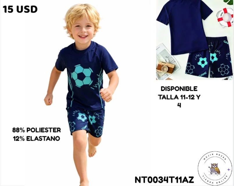 TRAJE DE BAÑO 2 PIEZAS MANGAS CORTAS's foto | Mujik Bazar |  BizneCubano