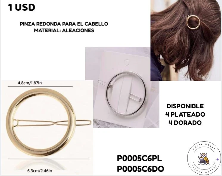 PINZA REDONDA PARA EL CABELLO's foto | Mujik Bazar |  BizneCubano