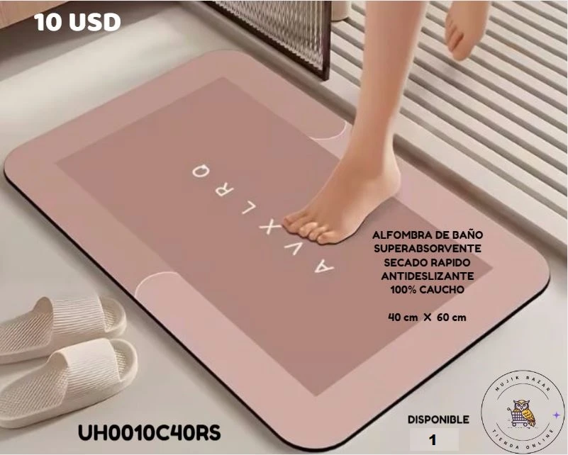 ALFOMBRA DE BAÑO SUPERABSORVENTE's foto | Mujik Bazar |  BizneCubano
