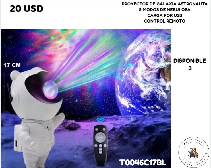 PROYECTOR DE GALAXIA ASTRONAUTA's foto | Mujik Bazar |  BizneCubano