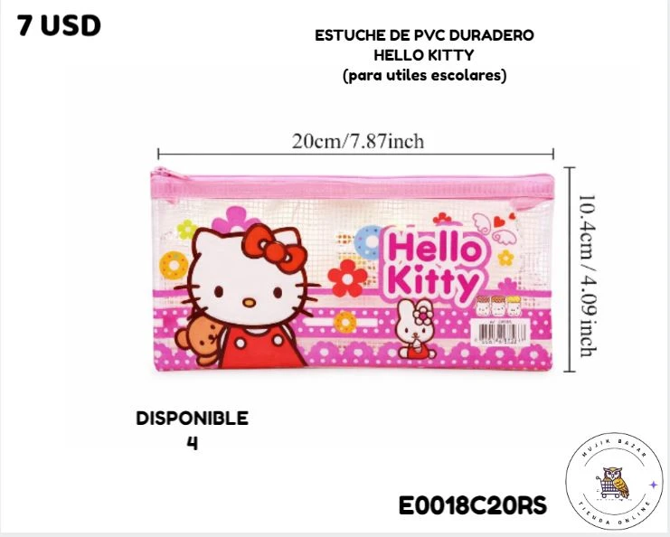 ESTUCHE DE HELLO KITTY PARA UTILES ESCOLARES's foto | Mujik Bazar |  BizneCubano