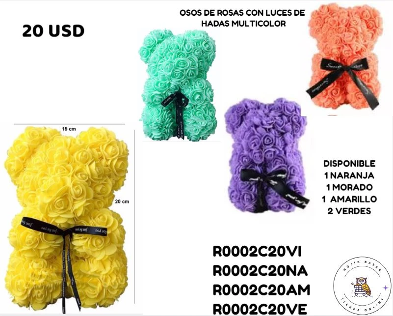 OSOS DE HADA CON LUCES DE HADA MULTICOLOR's foto | Mujik Bazar |  BizneCubano